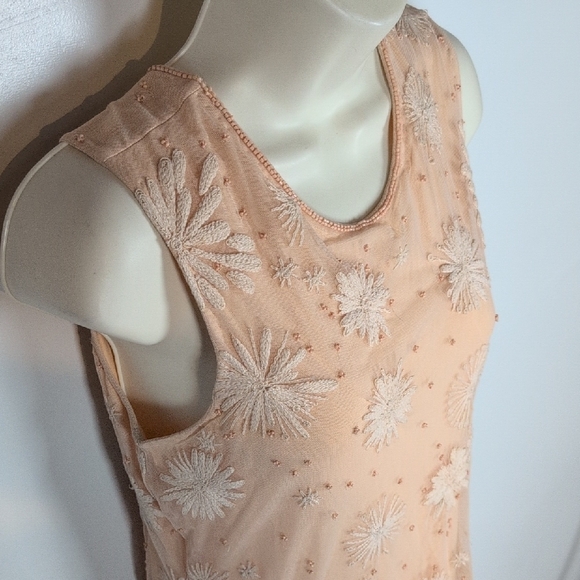 Sundance Beaded Embroidered Sheath Dress - Picture 4 of 9